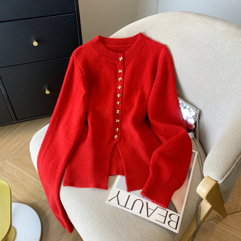 Autumn and winter coat Western style cardigan for women