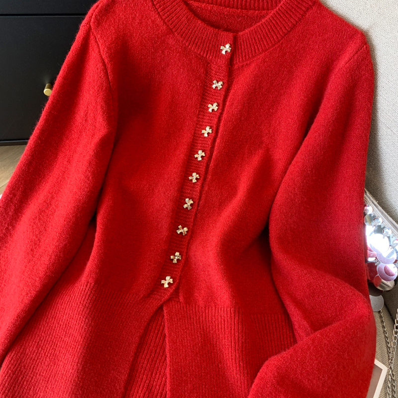 Autumn and winter coat Western style cardigan for women