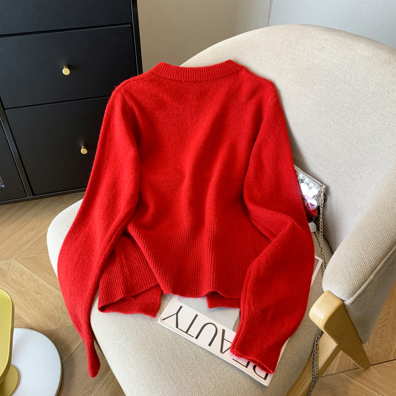 Autumn and winter coat Western style cardigan for women