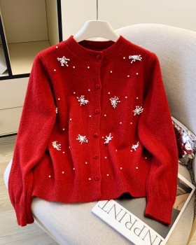 Christmas tops Western style sweater for women