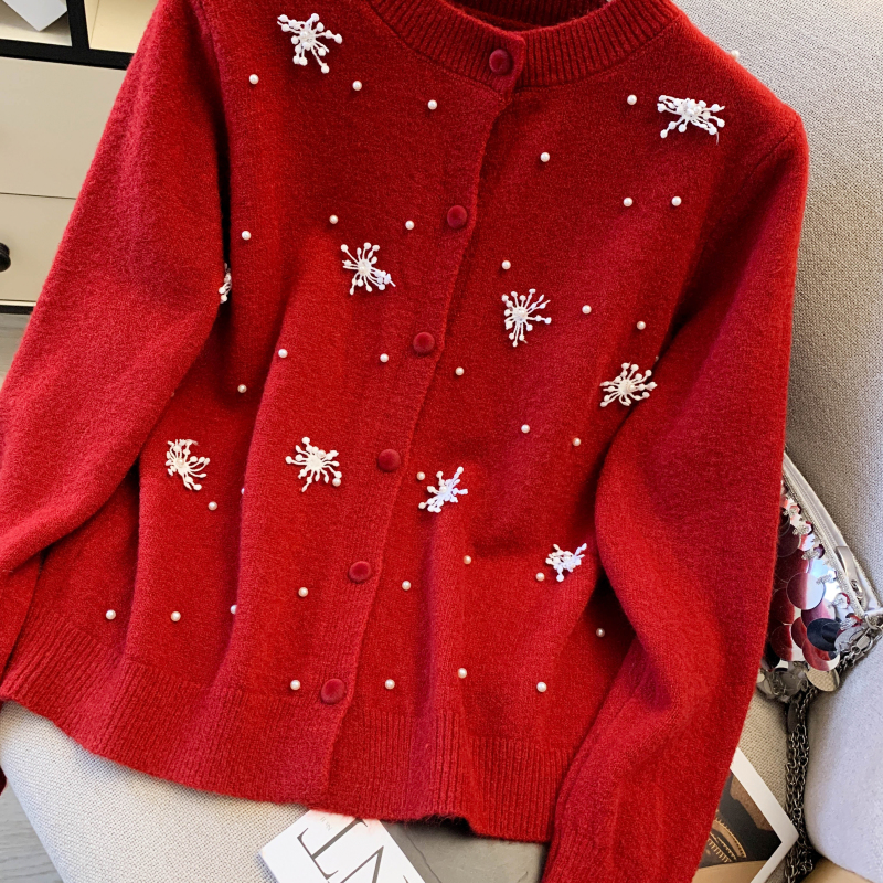 Christmas tops Western style sweater for women