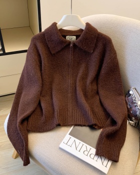 Pure Western style coat Korean style simple cardigan