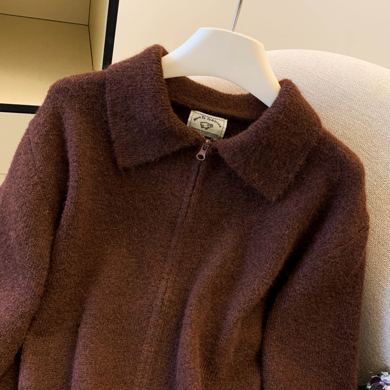 Pure Western style coat Korean style simple cardigan