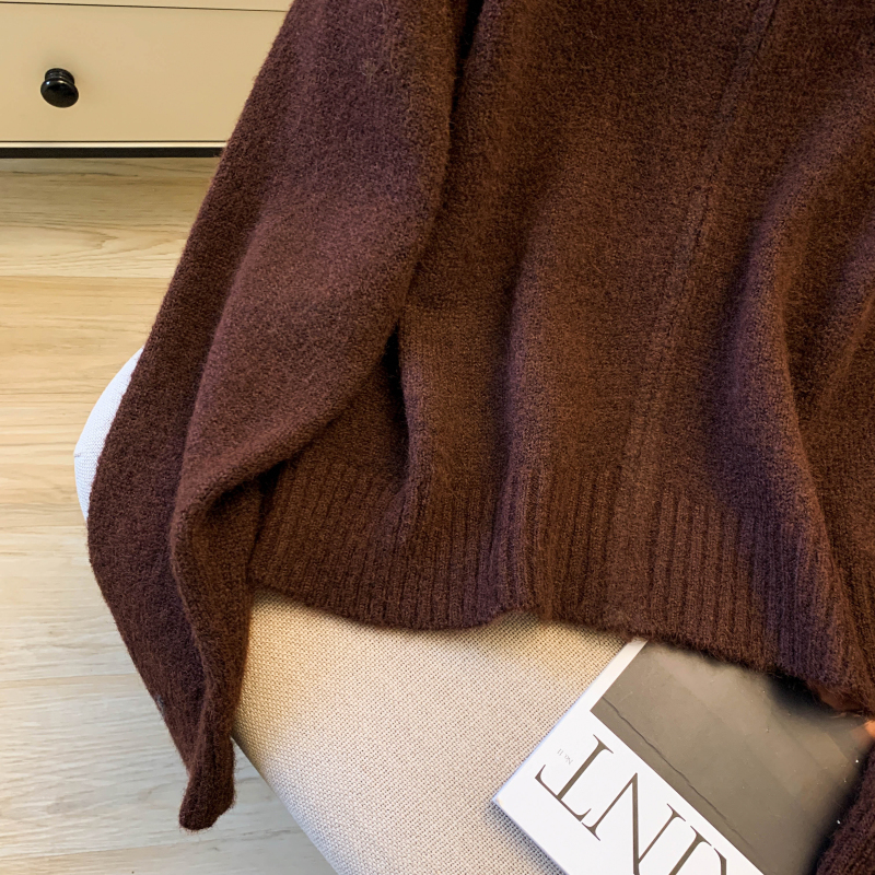 Pure Western style coat Korean style simple cardigan