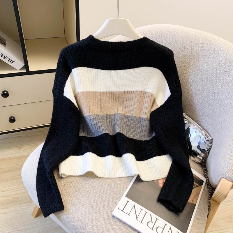 Retro winter tops France style mixed colors headgear