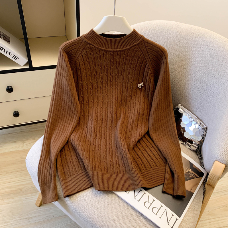 Pure twist temperament fashion sweater for women