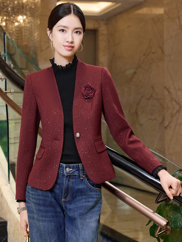 Commuting business suit niche coat for women