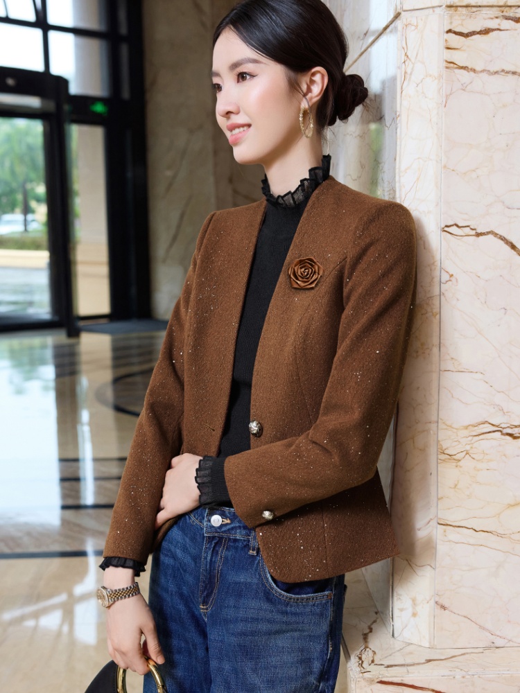 Commuting business suit niche coat for women