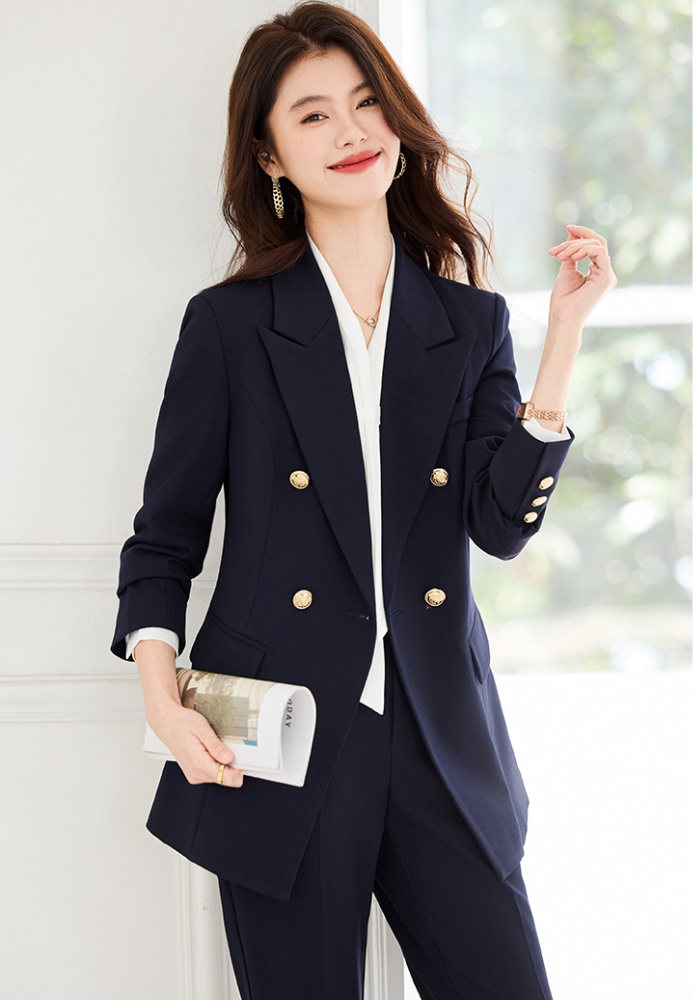 Spring business suit slim coat 2pcs set for women