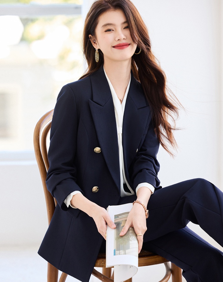 Spring business suit slim coat 2pcs set for women
