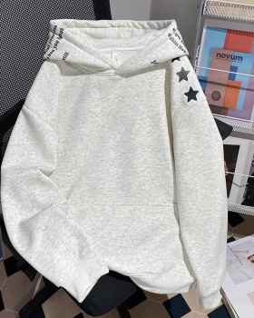 Couples loose tops autumn and winter plus velvet hoodie