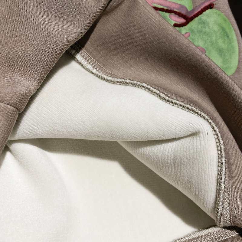 Round neck hoodie loose tops for women