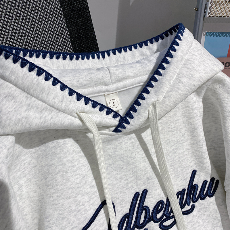 Korean style loose autumn and winter tops for women