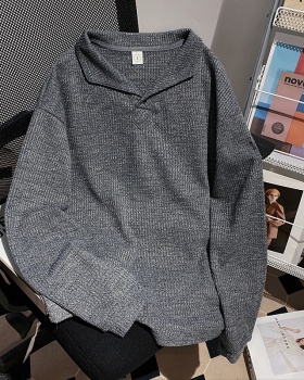 Inside the ride spring and autumn tops couples bottoming shirt