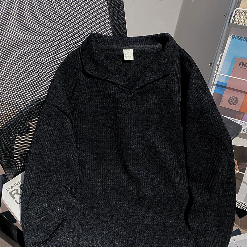 Inside the ride spring and autumn tops couples bottoming shirt