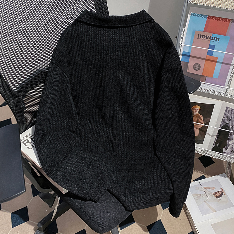 Inside the ride spring and autumn tops couples bottoming shirt