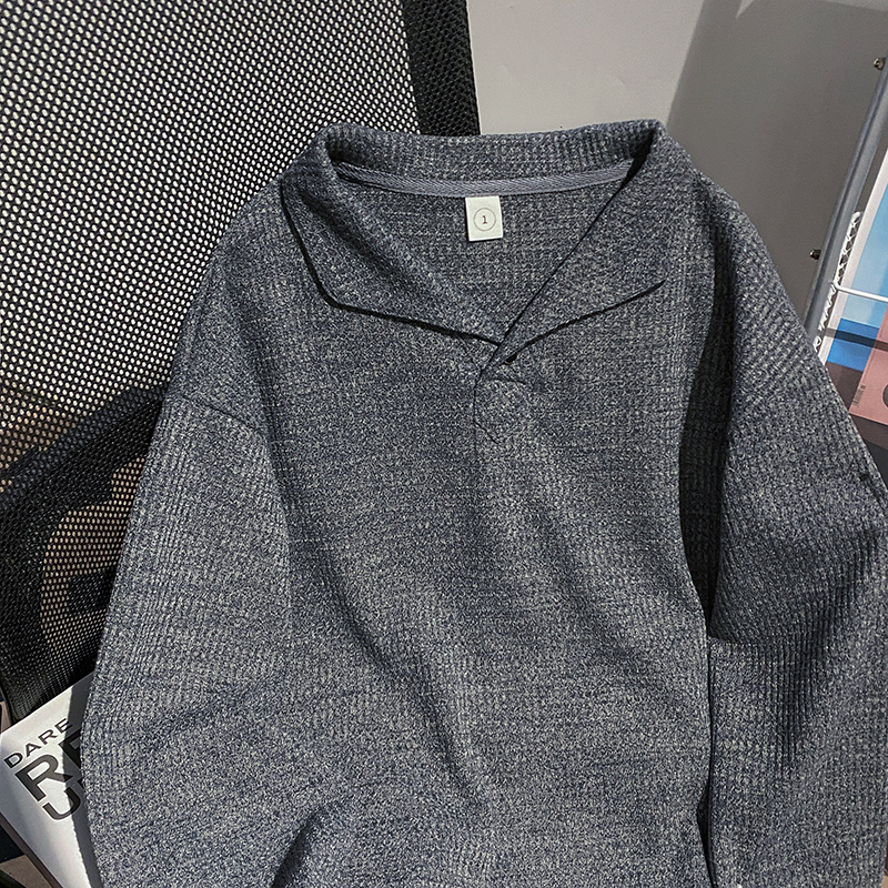 Inside the ride spring and autumn tops couples bottoming shirt