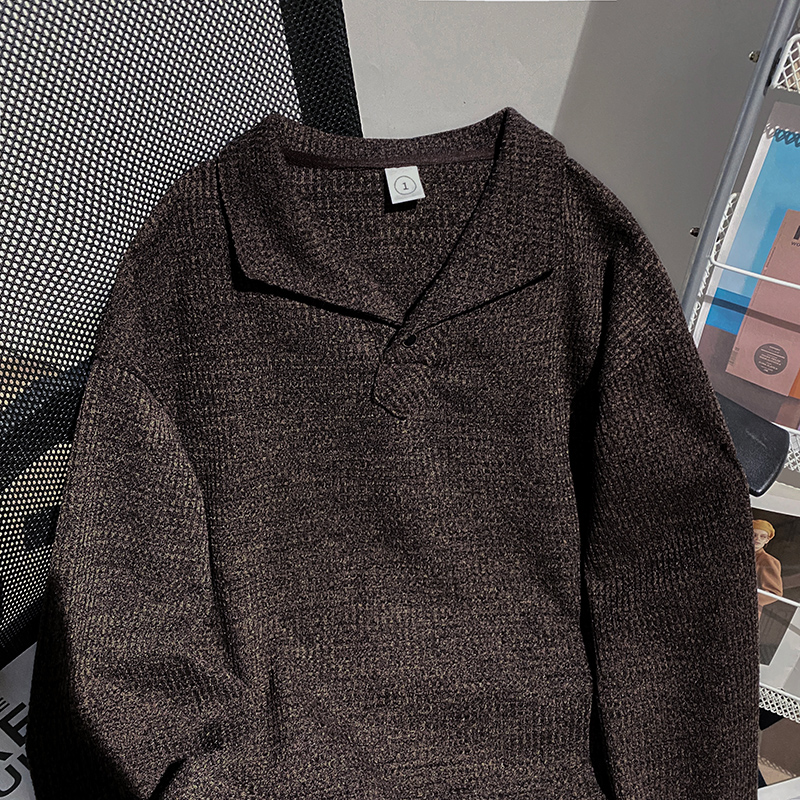 Inside the ride spring and autumn tops couples bottoming shirt