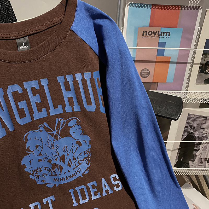 Round neck T-shirt bottoming shirt for women