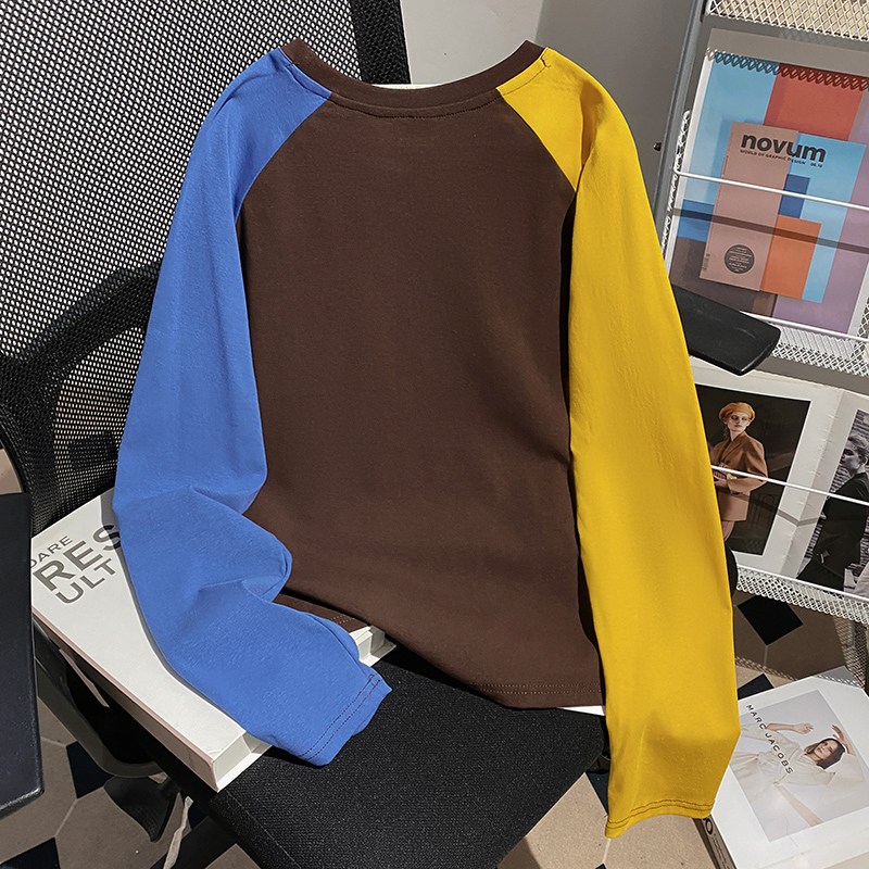 Round neck T-shirt bottoming shirt for women