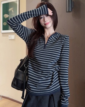 Thin T-shirt American style bottoming shirt for women