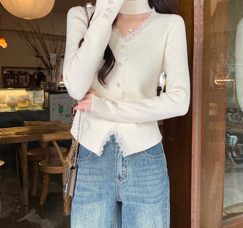 Temperament sweater fashion tops for women