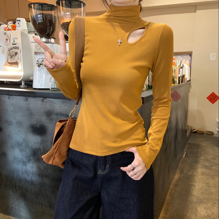 Winter Western style T-shirt sueding tops for women