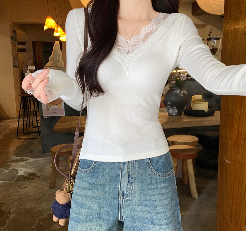 Thermal winter T-shirt inside the ride tops for women