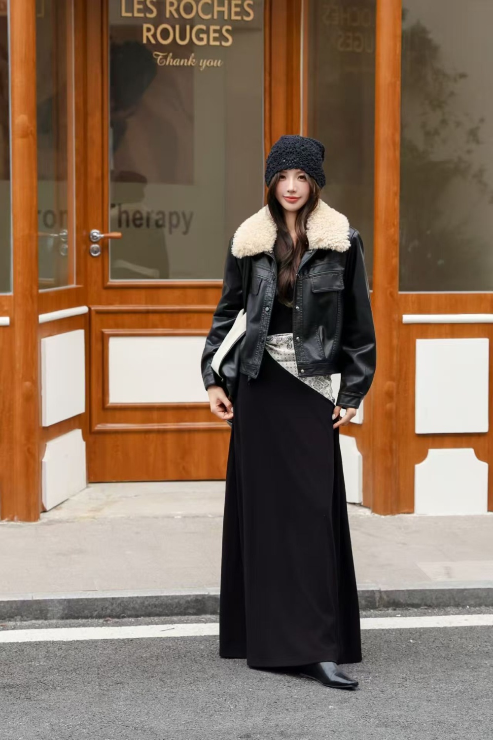 Short fashion wallet thick cotton coat for women