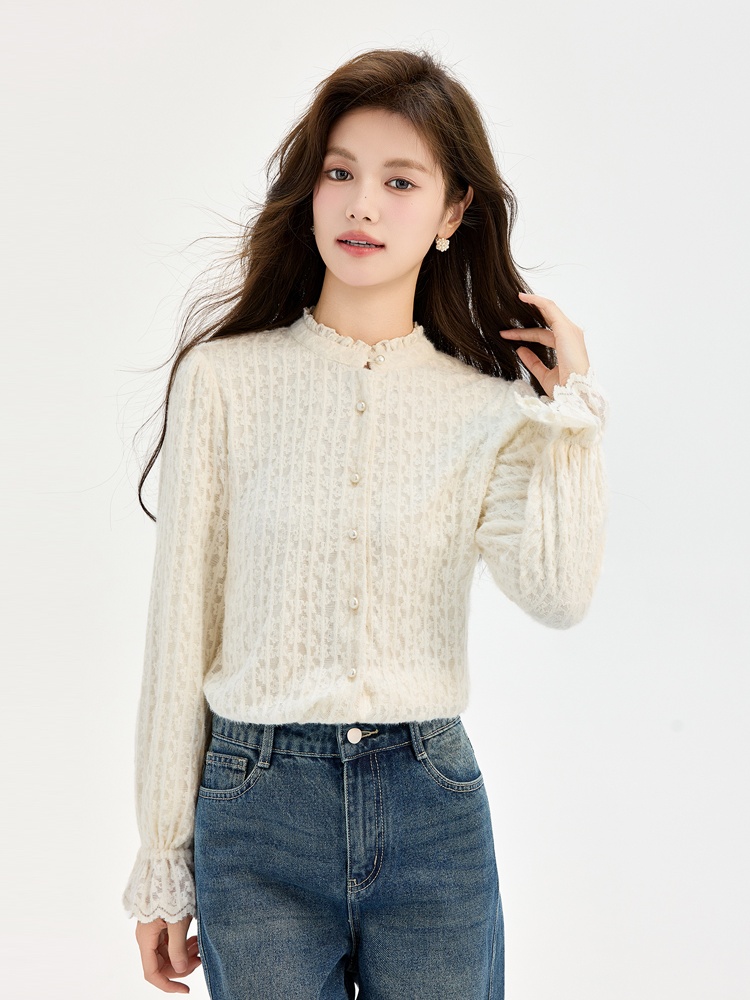 Fungus autumn and winter tops inside the ride small shirt