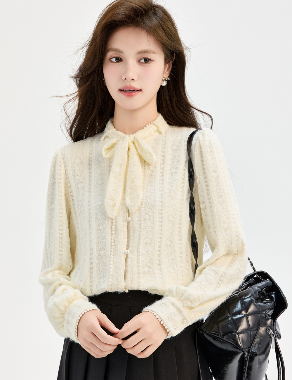 Loose niche shirt long sleeve thick tops for women