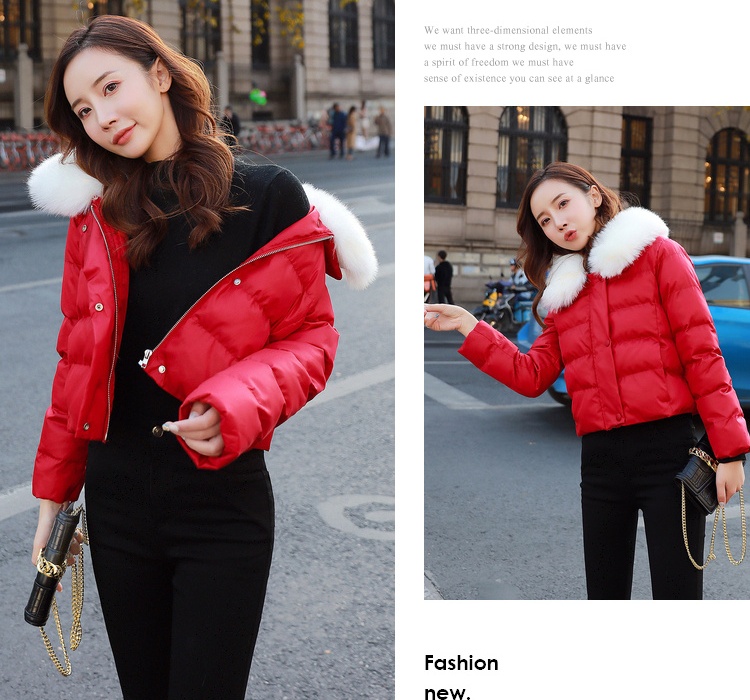 Thin cotton winter coat fashion cotton coat for women
