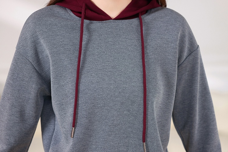 Fashion show young Casual sports hoodie 2pcs set for women