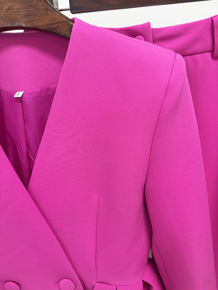 Micro speaker tops lotus leaf skirt long pants 2pcs set