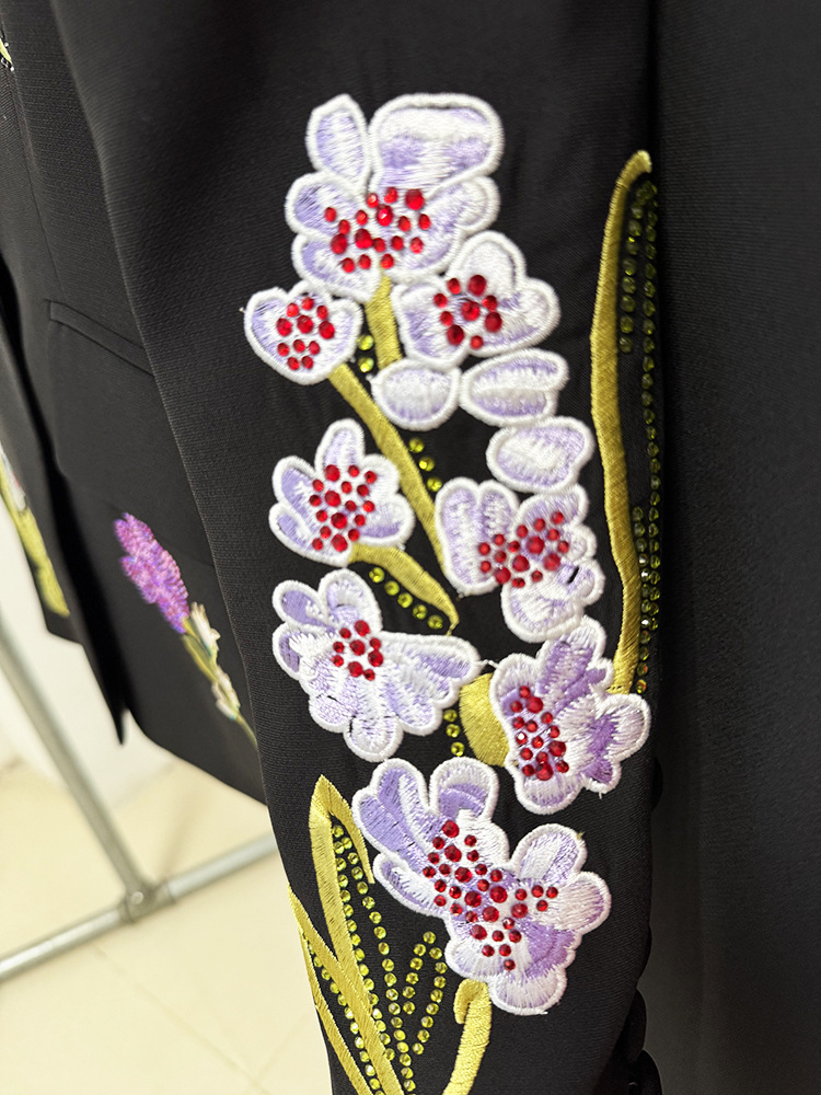 European style long pants fashion business suit 2pcs set