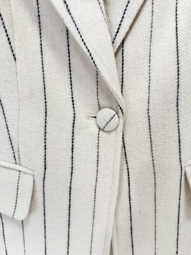 European style coat sueding business suit 2pcs set