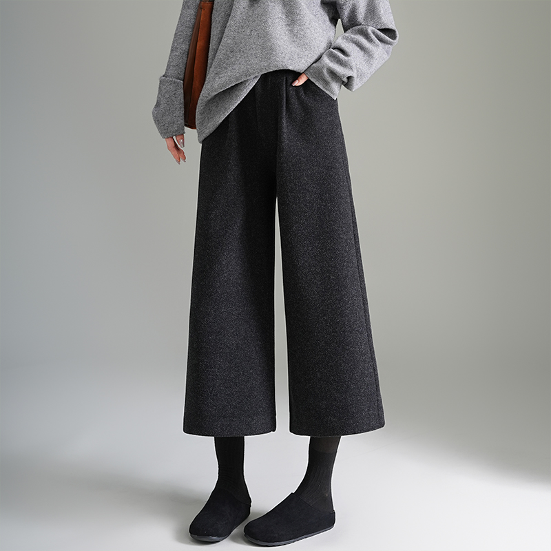 Commuting casual pants autumn and winter wide leg pants