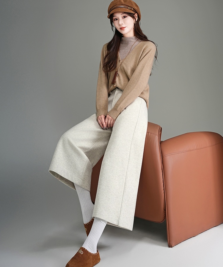 Commuting casual pants autumn and winter wide leg pants