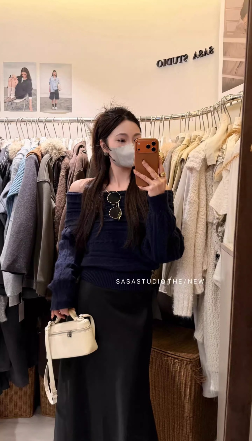 Strapless France style sweater