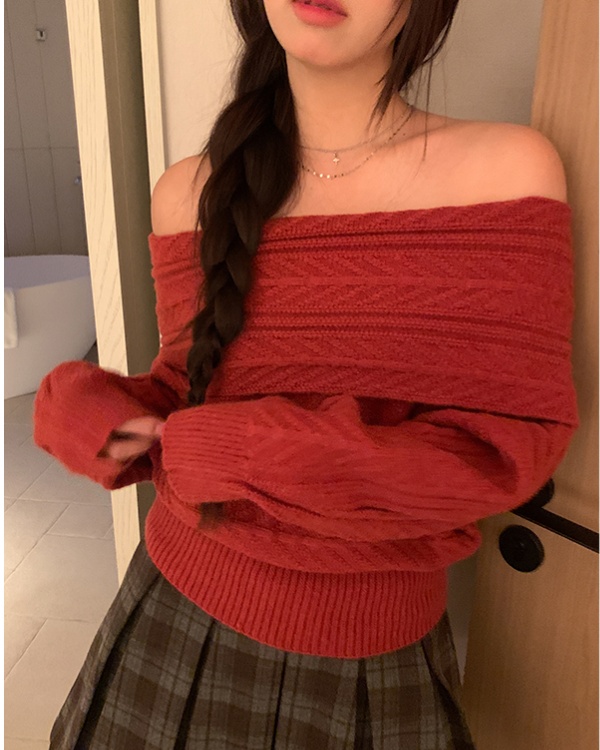 Strapless France style sweater