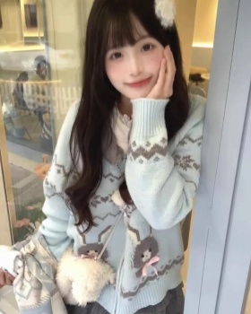 Autumn and winter sweater lovely coat for women