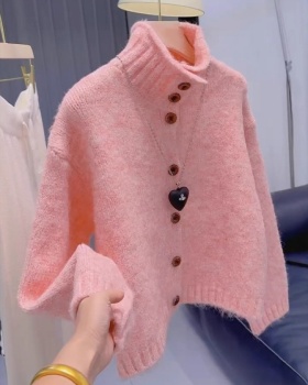 Show young sweet sweater single-breasted cardigan for women