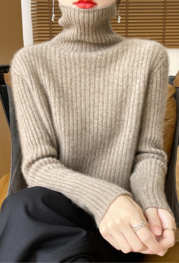 Loose thick sweater bottoming shirts for women