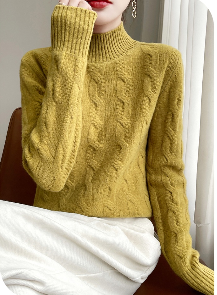 Thick sweater bottoming shirts for women