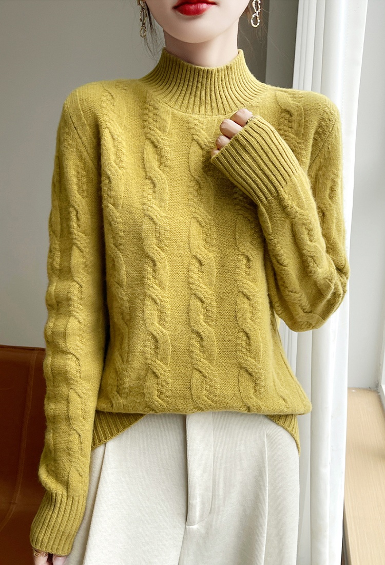 Thick sweater bottoming shirts for women