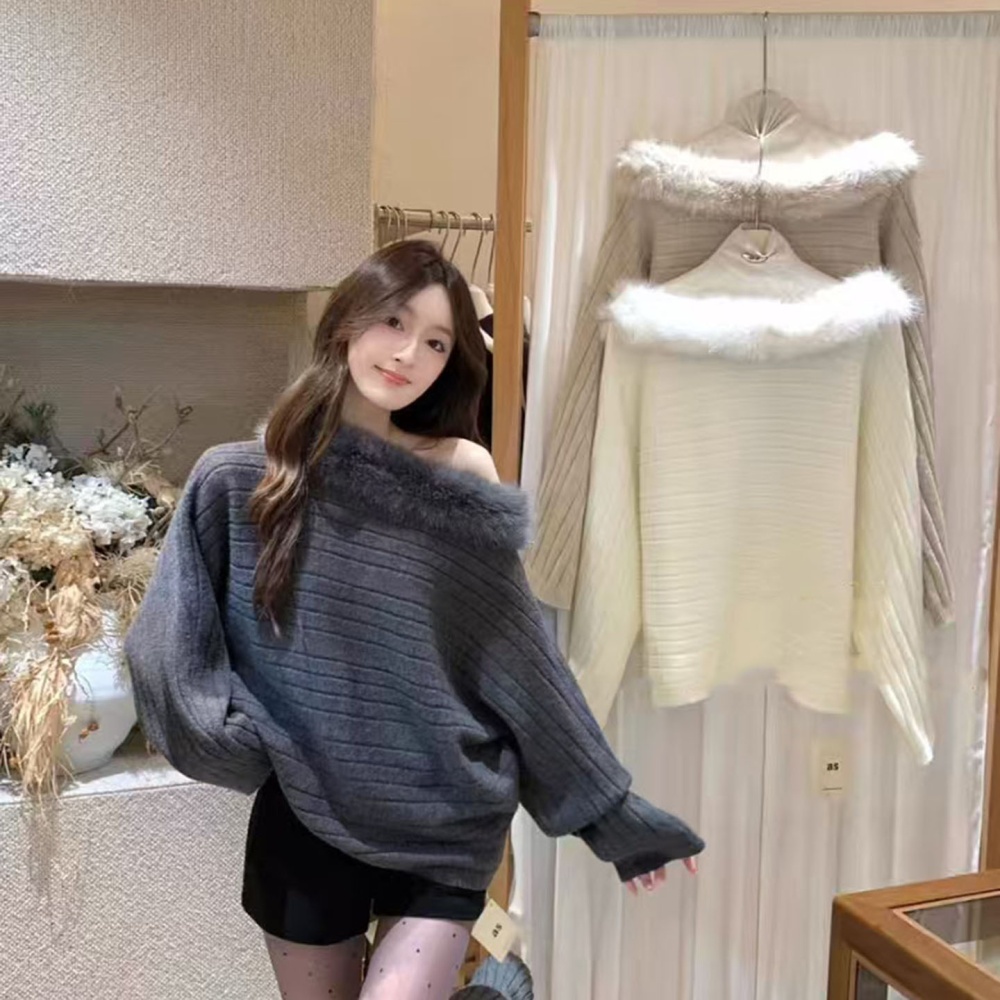 Winter all-match tops fashion temperament sweater