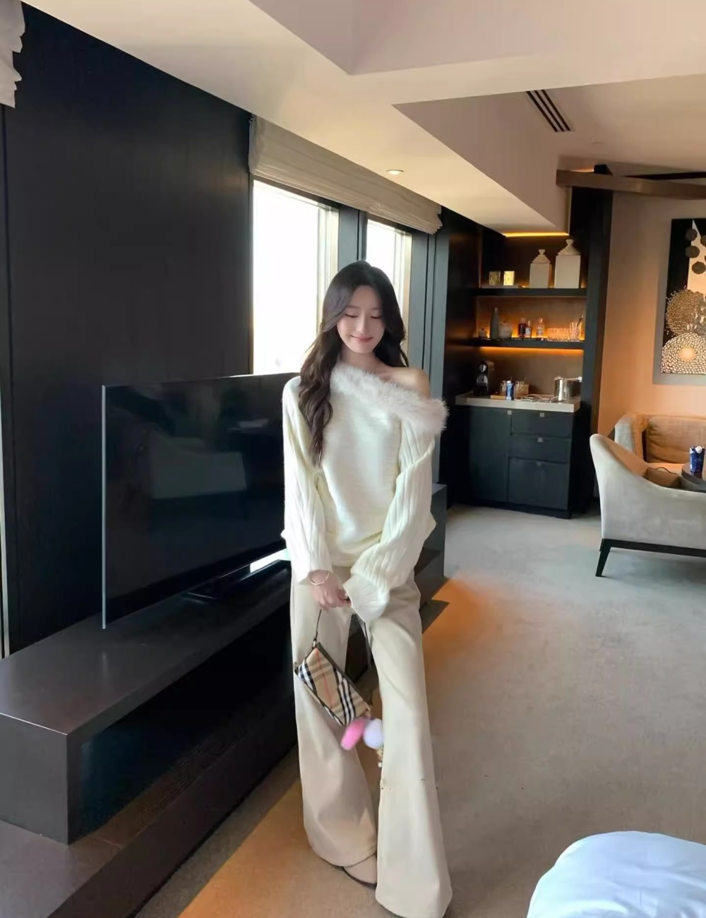 Winter all-match tops fashion temperament sweater