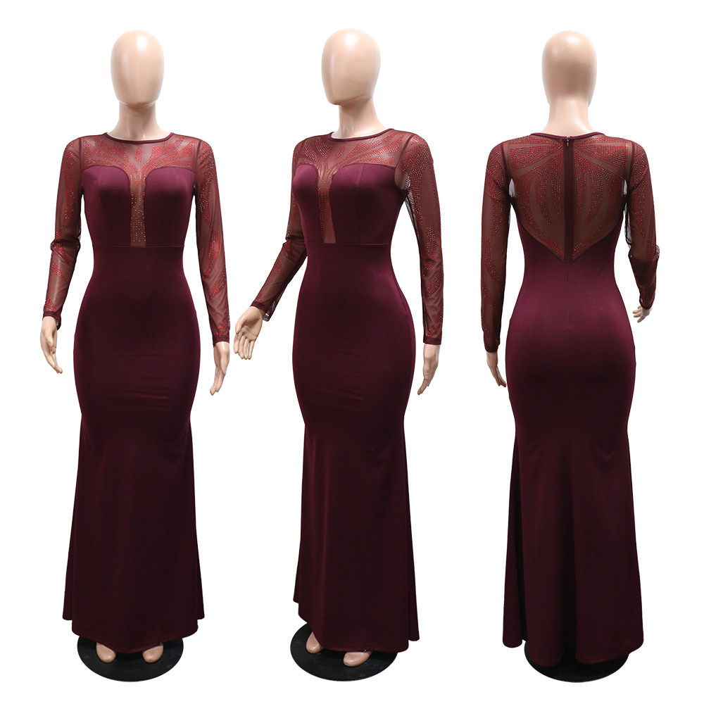 Venetian formal dress perspective dress for women