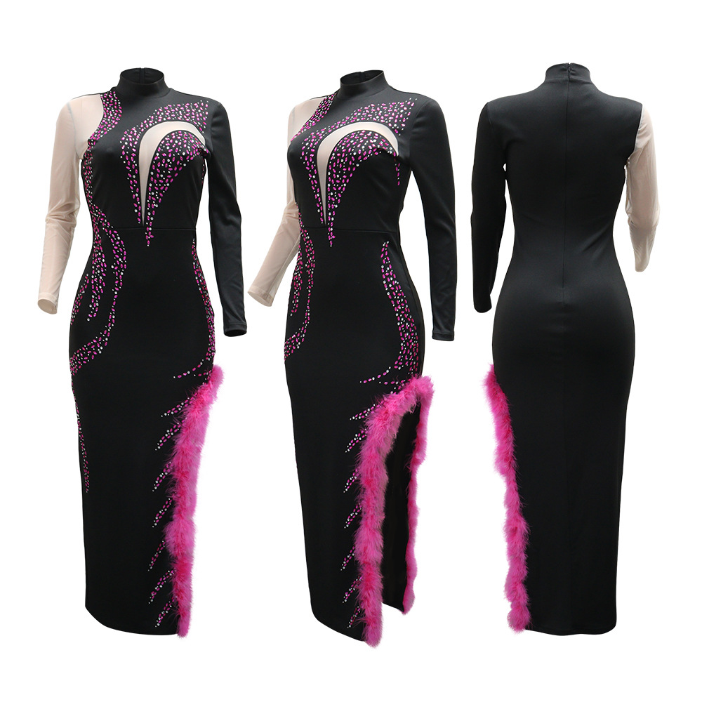 Slim formal dress package hip dress for women