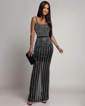 Fashion European style dress sexy long dress for women